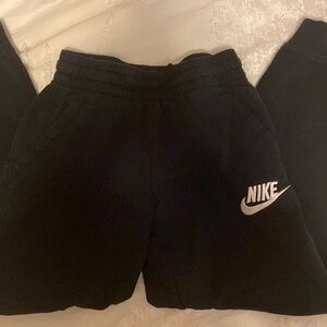 Boys black nike joggers